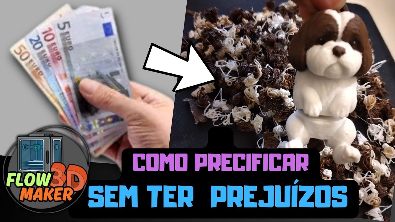 💸COMO PRECIFICAR SEM PREJUIZOS SUA IMPRESSÃO 3D - 👍BAMBU LAB A1 MINI | IMPRESSÃO 3D