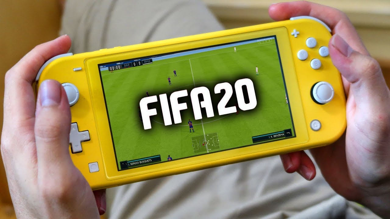 gameplay de FIFA 20 pero en mi Nintendo SWITCH LITE 😅 mi primer partido de la CHAMPIONS
