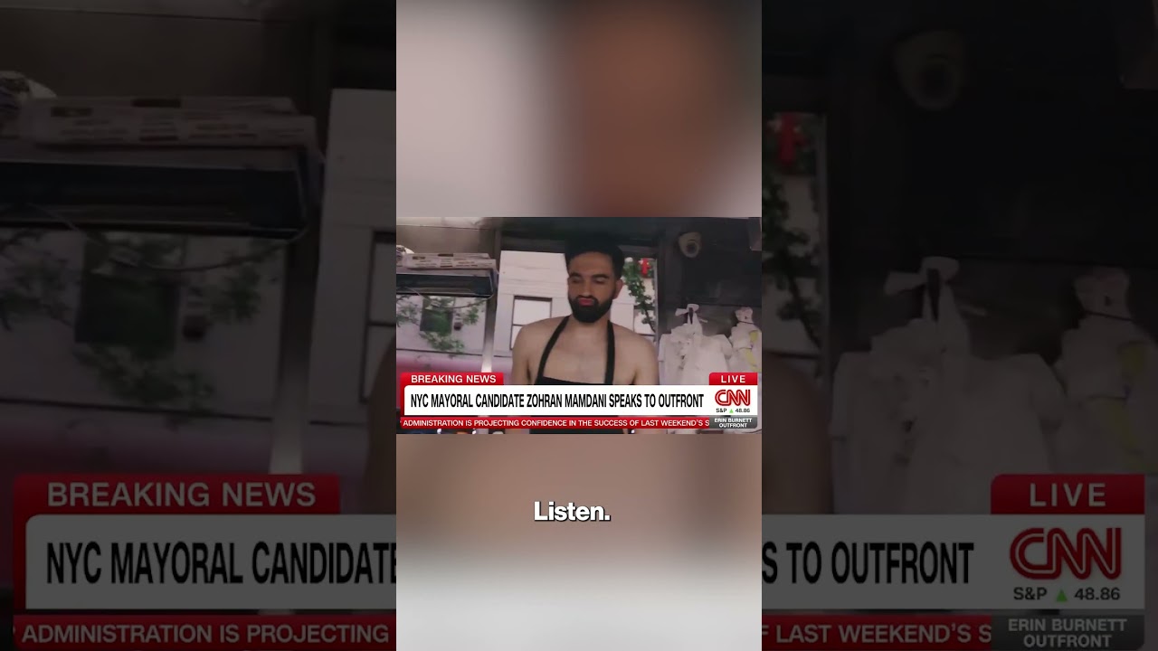 Cringeworthy moment: NYC mayoral candidate Zohran Mamdani&rsquo;s rap video played during live interview