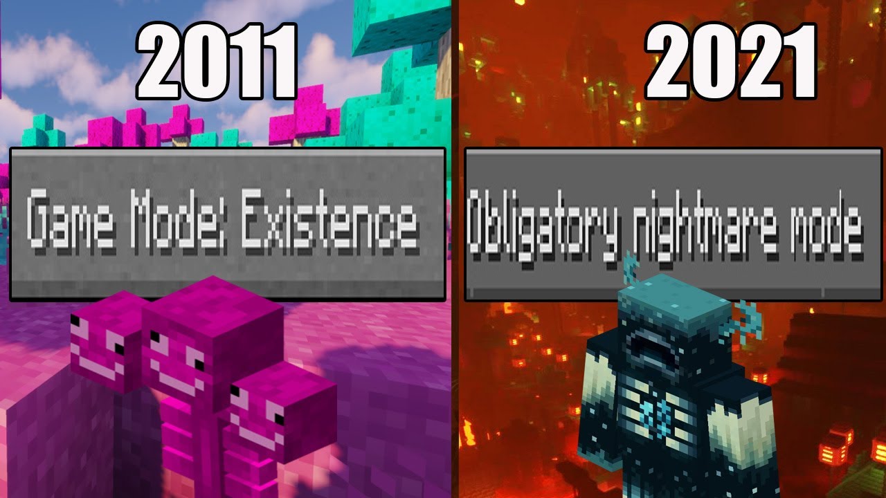 MINECRAFT'S HISTORY OF GAME MODES
