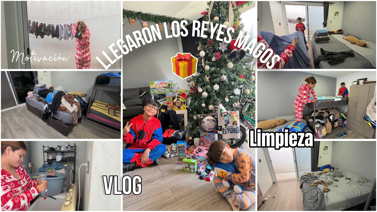 ABRIENDO REGALOS DE REYES MAGOS 2026 🎁 VLOG + LIMPIEZA 🧹/ MOTIVACIÓN ✨ Ammy Alvarado 
