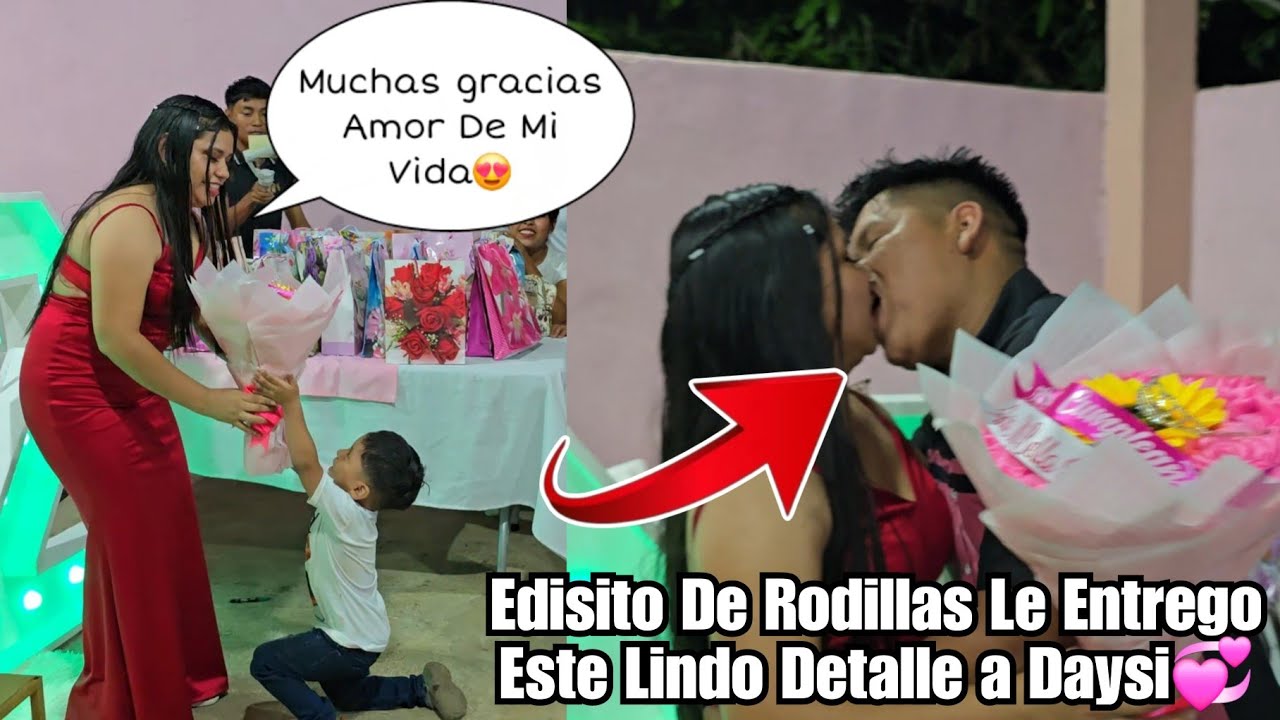 DAYSI Y EDY Enfrente De Todos Se Comen A B3s0s Al Entregarle Este Gran Detalle Con Mucho Amor😍💞