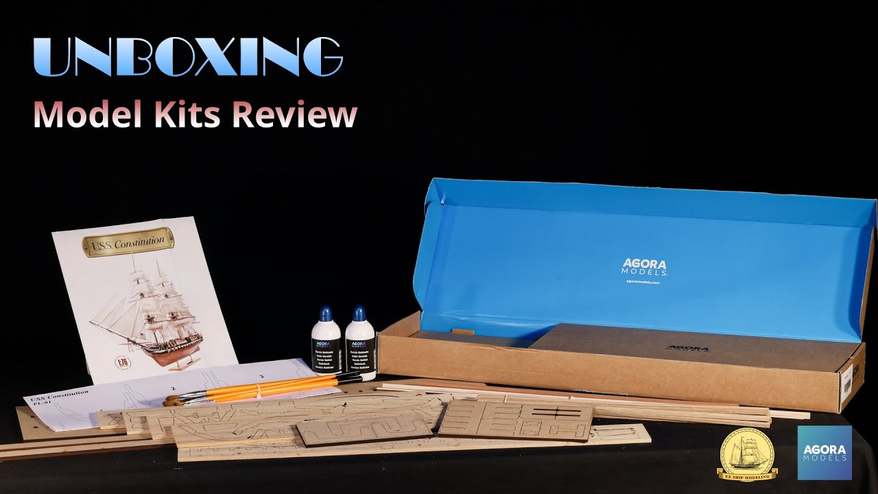 $1,600 USS Constitution Wooden Model Kit Unboxing! (Agora Models Packs 1–3)