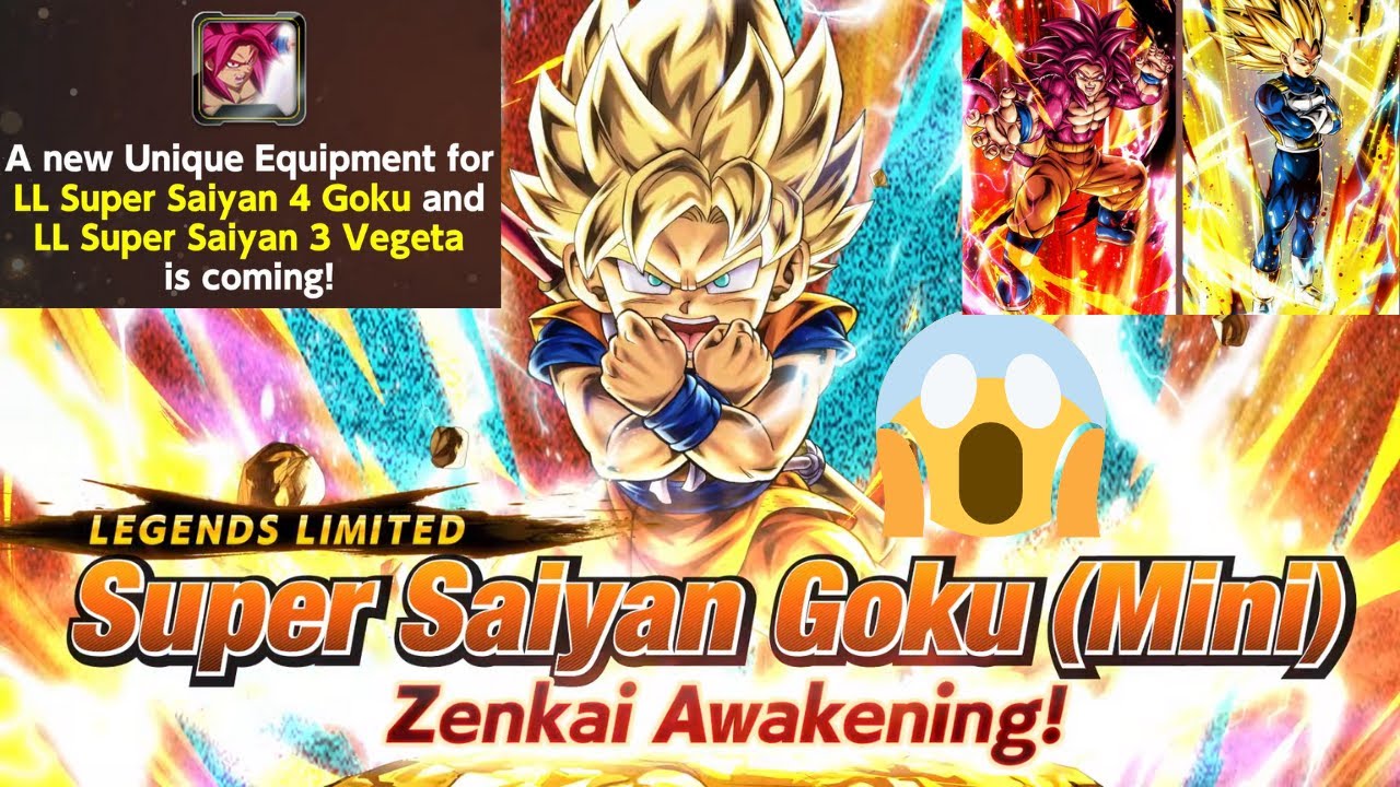 Фестиваль Дайма в Dragon Ball! Дзенкай и экипировка для SSJ4 Гоку и SSJ3 Вегеты из DB Legends.