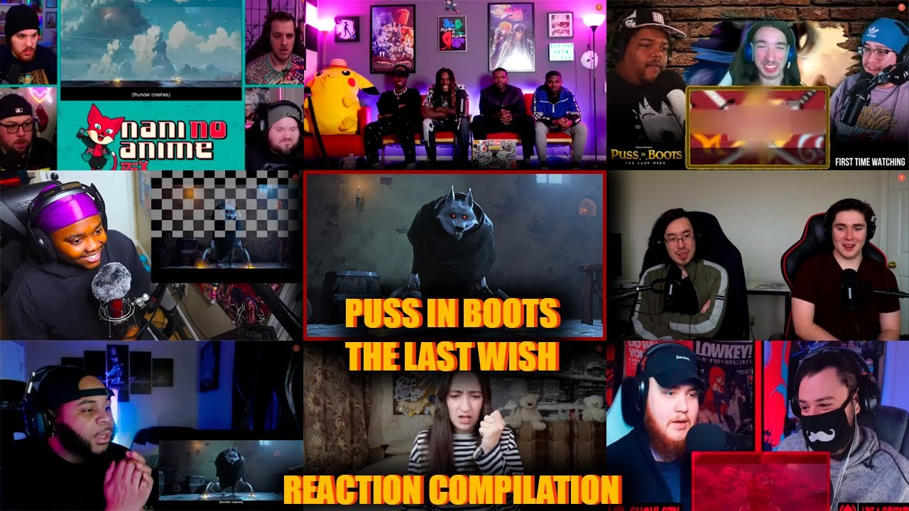 DEATH FIRST APPEARANCE | YOUTUBERS REACTIONS TO PUSS VS DEATH |  PUSS IN BOOTS: THE LAST WISH REACT