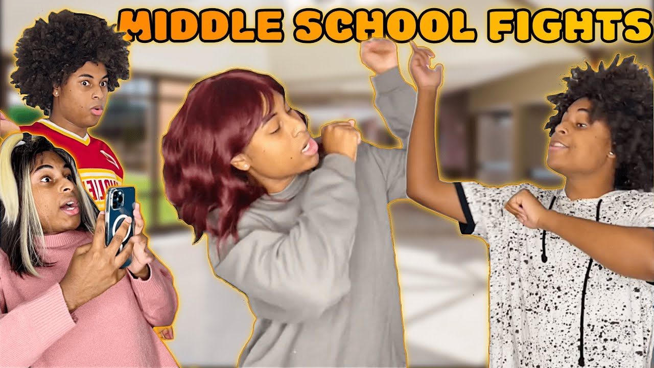 Middle School Fights Be Like 😂 (Full Movie)