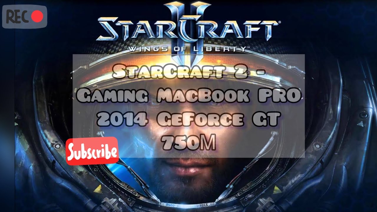 StarCraft 2 - Gaming MacBook PRO 2014 GeForce GT 750M  первая миссия с обучением 