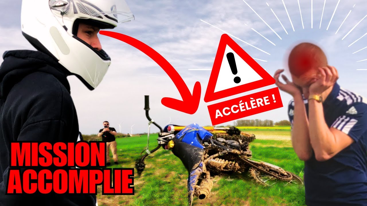 PREMIÈRE FOIS EN MOTO , IL GÈRE DE FOU ⚠️( CCR 125 )