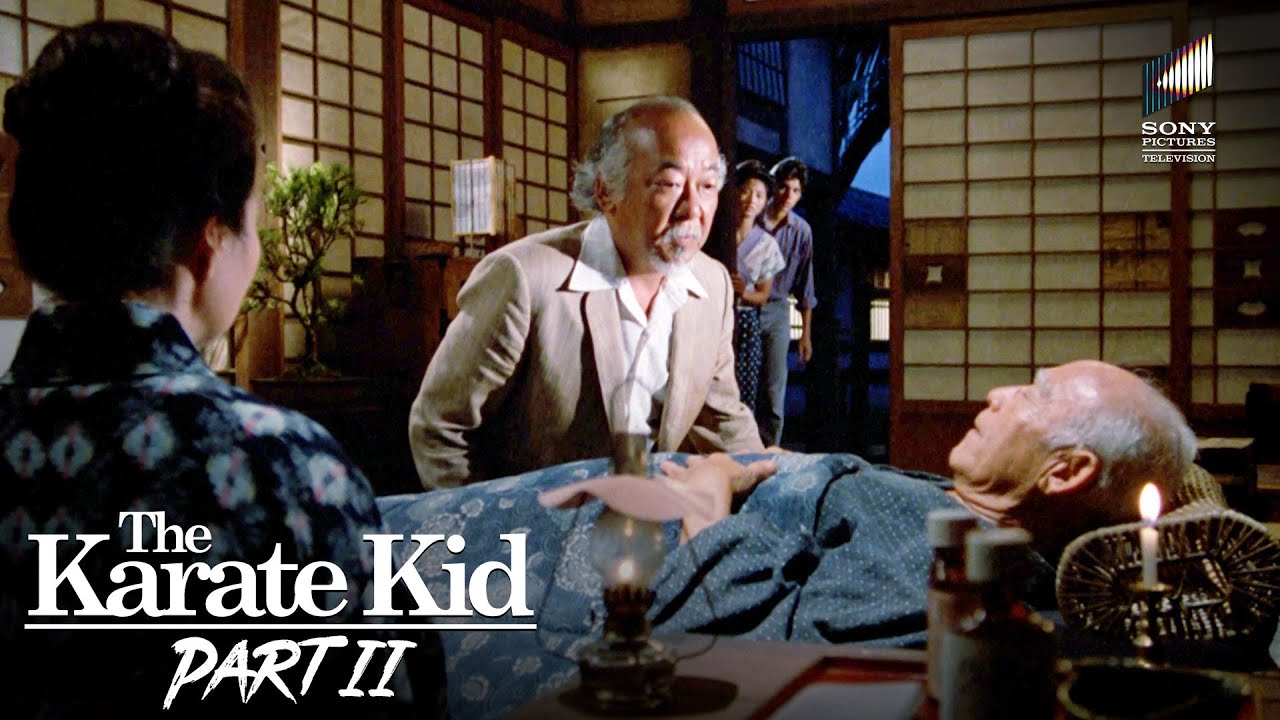 Mr. Miyagi meets his rival, Sato & Mr. Miyagi's Father is Unwell | The Karate Kid Part 2 (1986)