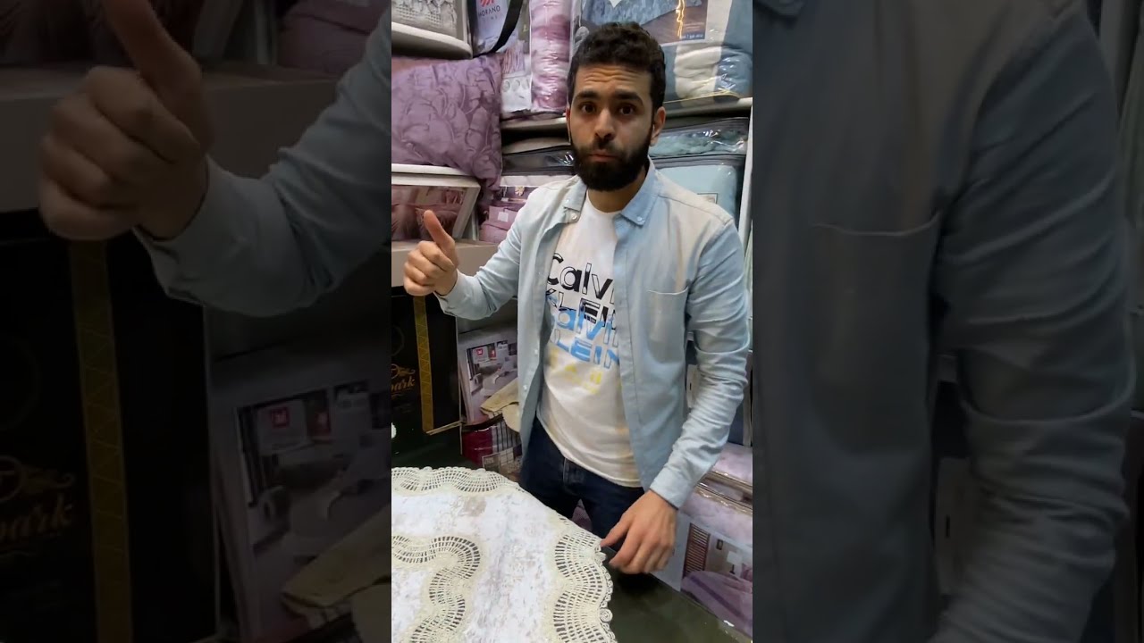 كولكشن مفروشات بسعر موجد ب ١٢٠ ج فقط سراحه و مربع و كمان رانر لسفره #مفارش #سراحه #سفره #shortvideo 