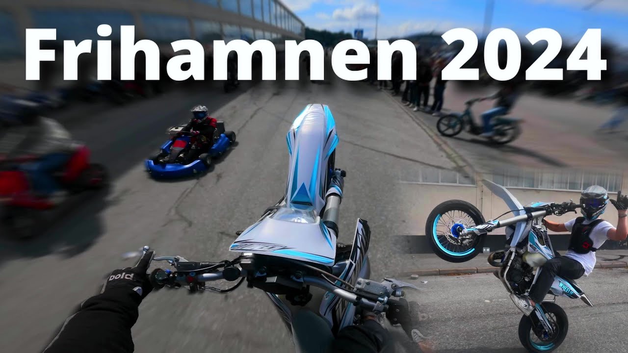 I RODE my 2-Stroke 125CC at Swedens BIGGEST MOPED MEET | FRIHAMNEN 2024 |