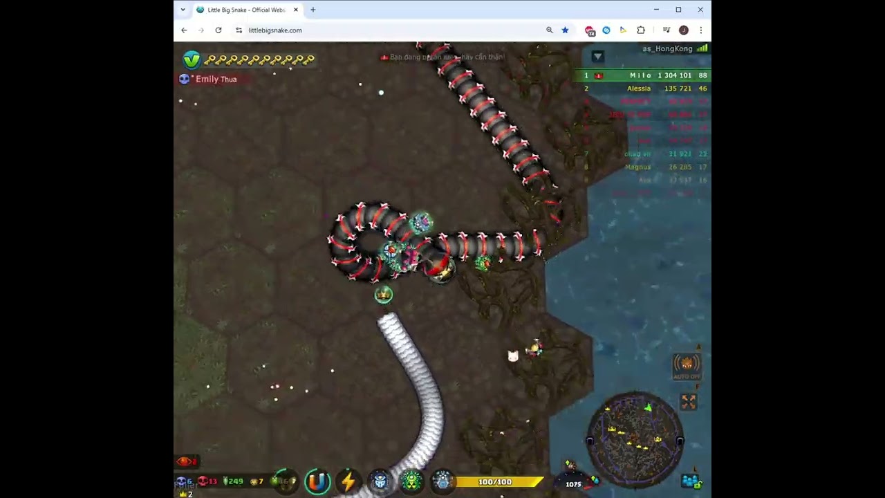 LittleBigSnake | Fast GamePlay 1M8 #iogames #games #littlebigsnakegameplay