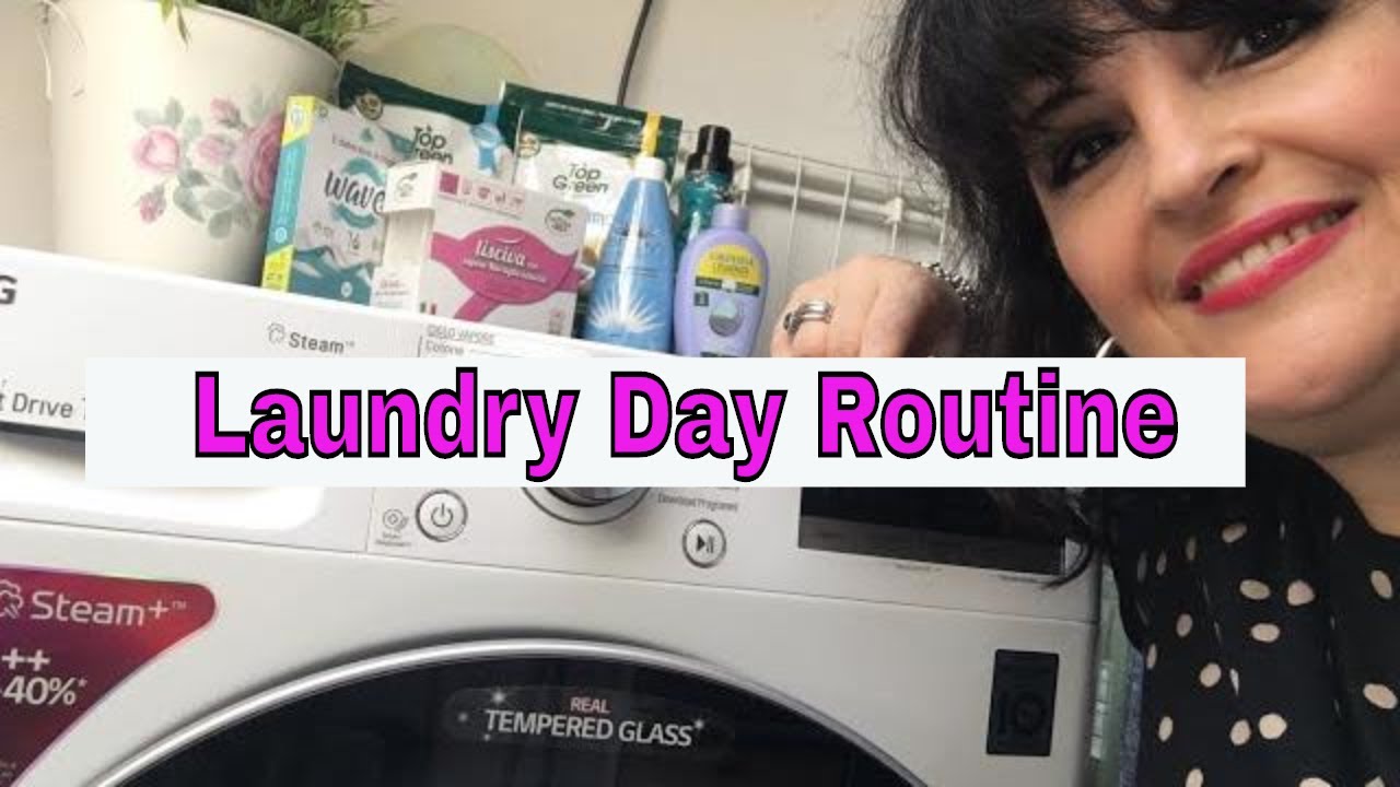 LAUNDRY DAY ROUTINE-CLEANING MOTIVATION/GIORNATA DI LAVATRICI- STIRO- RECENSIONE LAVATRICE LG 10.5KG