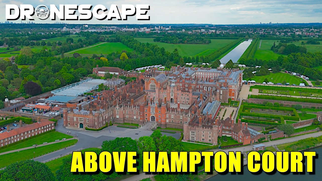Hampton Court Palace Drone Footage in 4K – Cinematic Aerial Tour by Dronescape