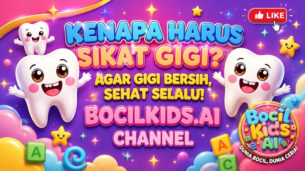 Lagu Anak Edukatif – Kenapa Kita Harus Sikat Gigi? | Lagu Balita Sikat Gigi #LaguAnak #EdukasiAnak