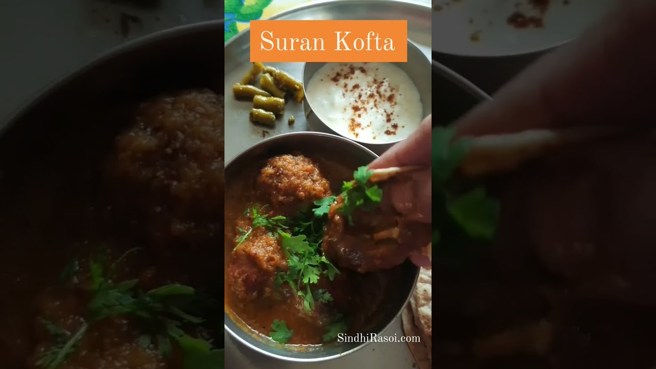 Suran Kofta Curry|Melt in mouth Jimikand kofta