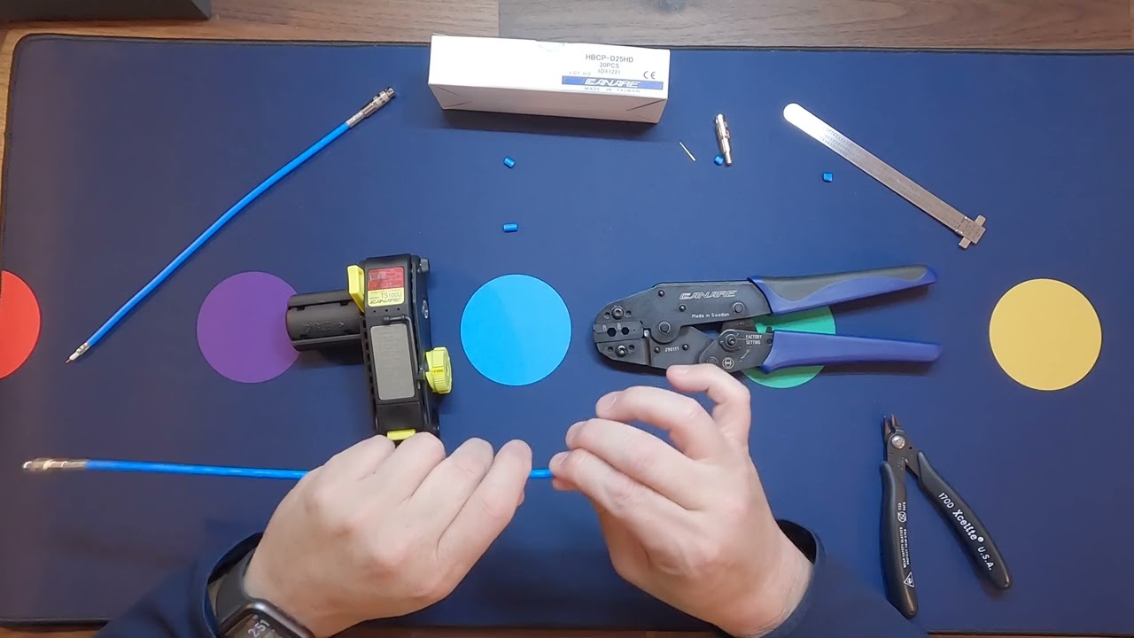 Canare Micro-BNC Termination & Crimping Guide