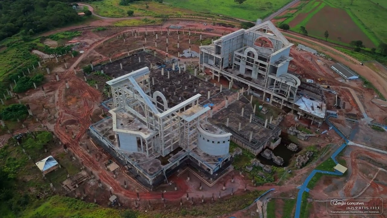 Assim estava a Basílica de Trindade no mês de março de 2026.