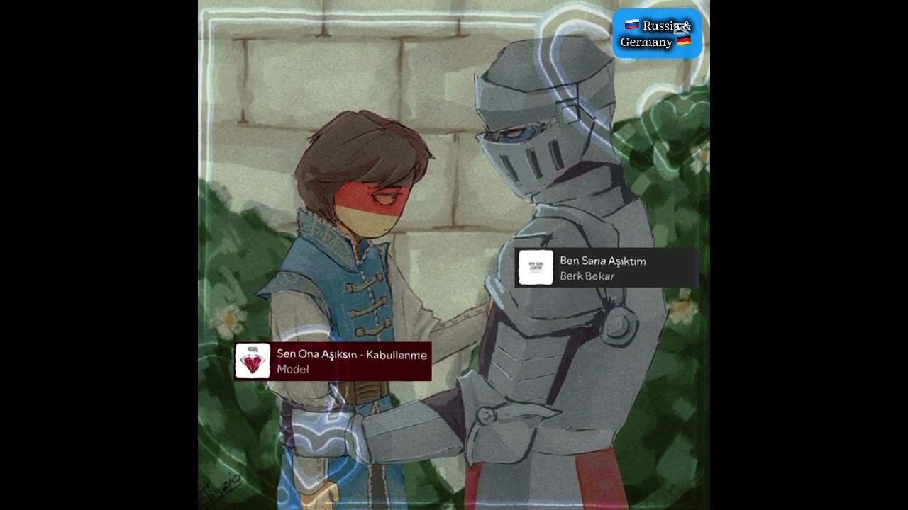 @almanyarp_37DE  Yeni yılımız kutlu olsun Kocacığım ^^ Almanya X Rusya #countryhumans 