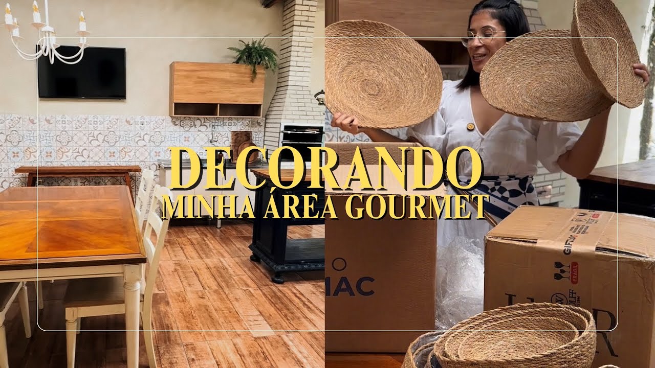 Decorando Minha Área Gourmet