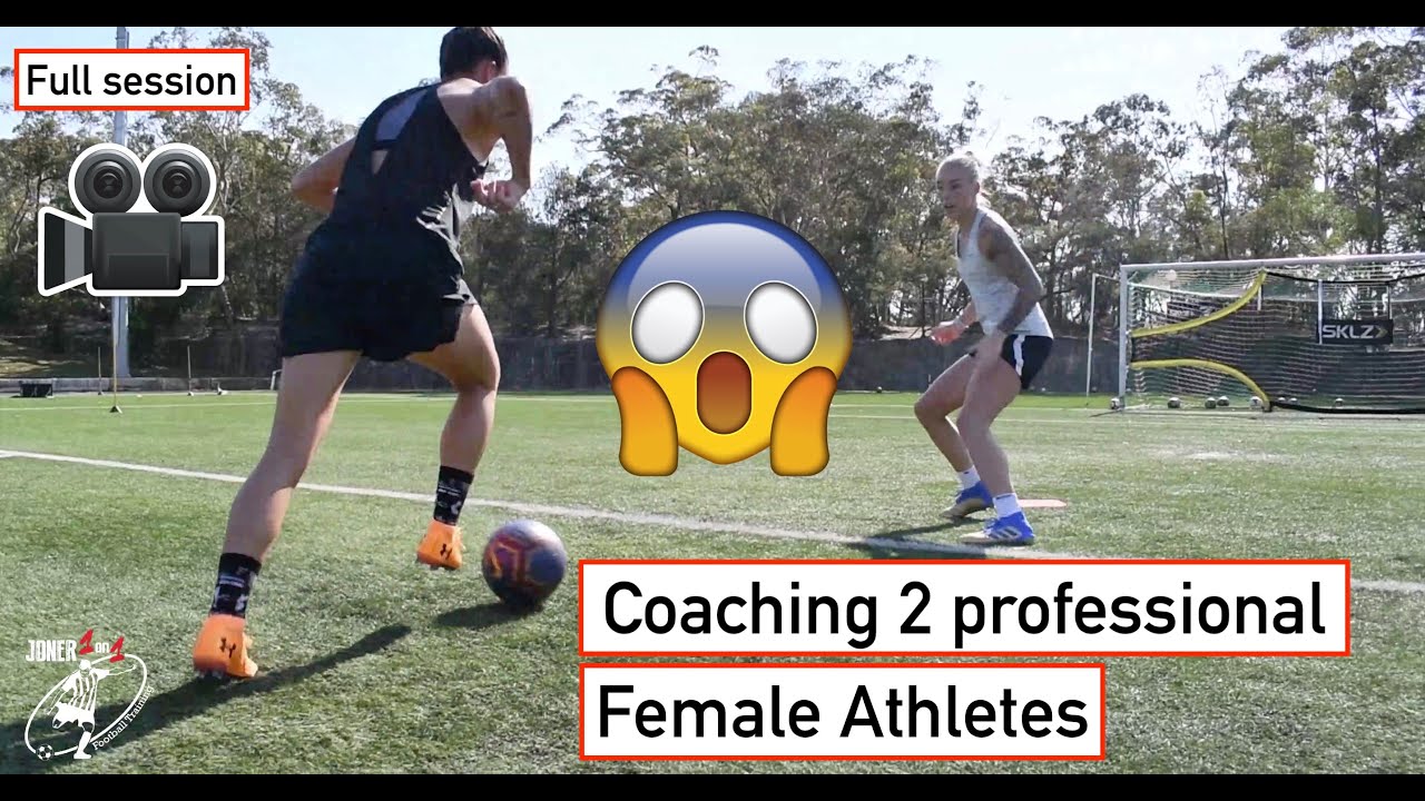 I COACHED 2 FEMALE PROFESSIONALS & THIS HAPPENED.... Joner Football