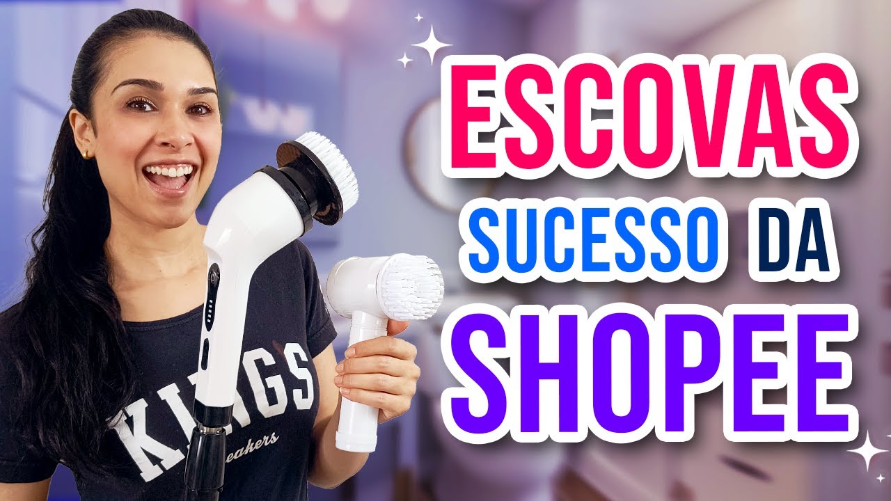 Escova de Limpeza Shopee: Testei as Duas Mais Vendidas! Vale a Pena?