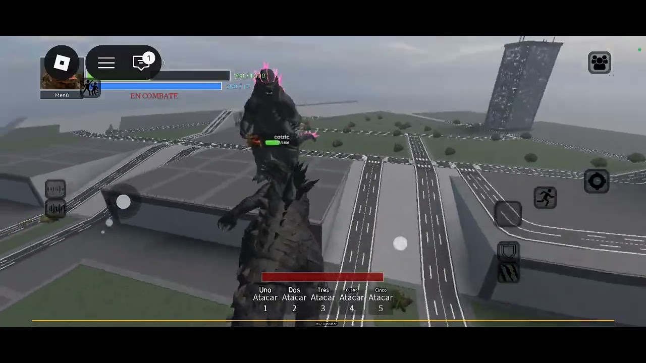 Probando a Godzilla 2014 en age of Titans 