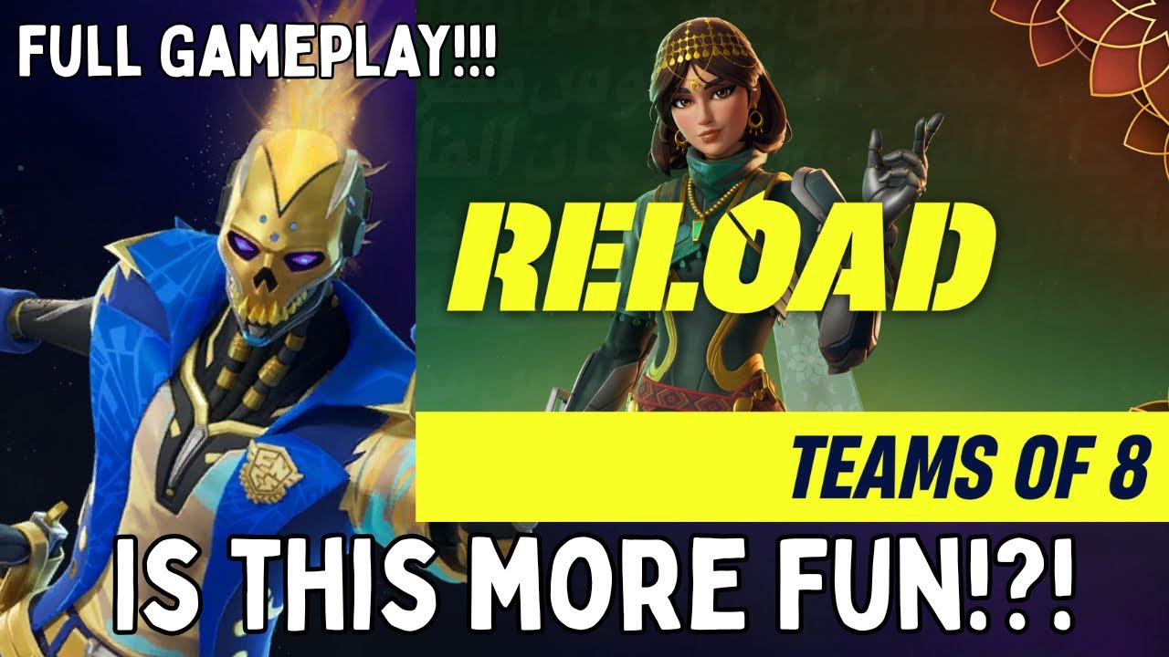 Fortnite Teload Buts it’s Teams of 8!!! (Full Gameplay) Fortnite Reload Zero Build