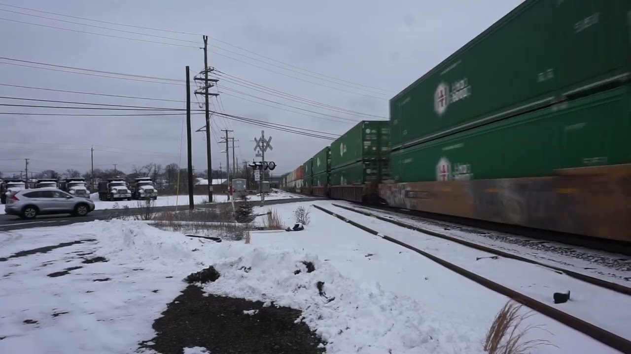 Trackside at South Plainfield in the Snow