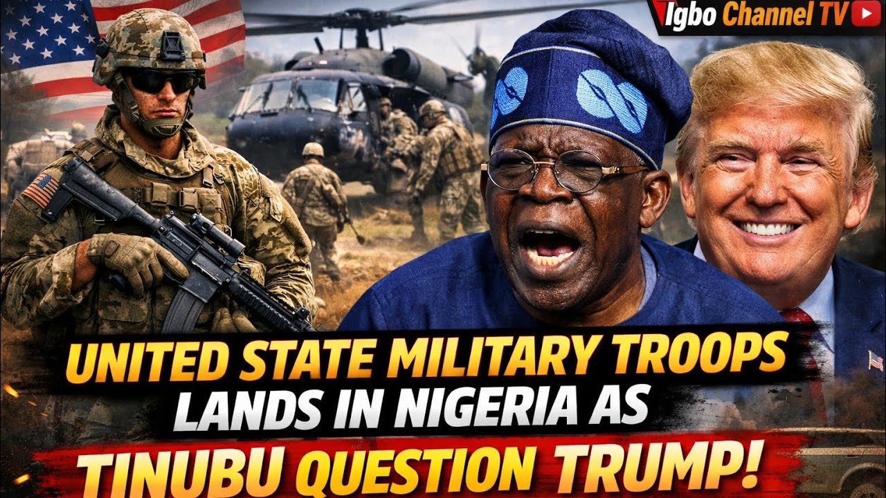 BREAKING NEWS: US MILITARY TROOPS ARRIVE IN NIGERIA - TINUBU EXPRESSSES OUTRAGE