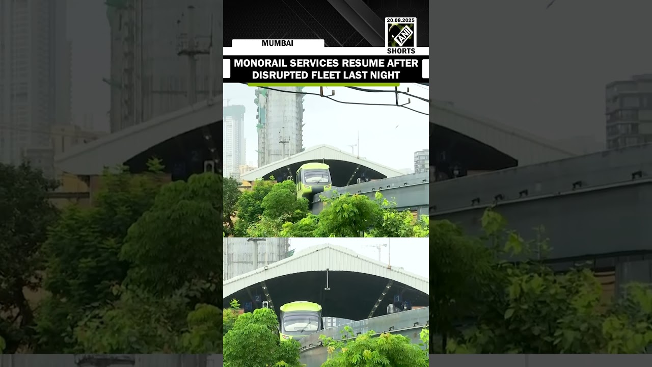 Monorail services in Mumbai resume after it got stuck last night disrupting its fleet