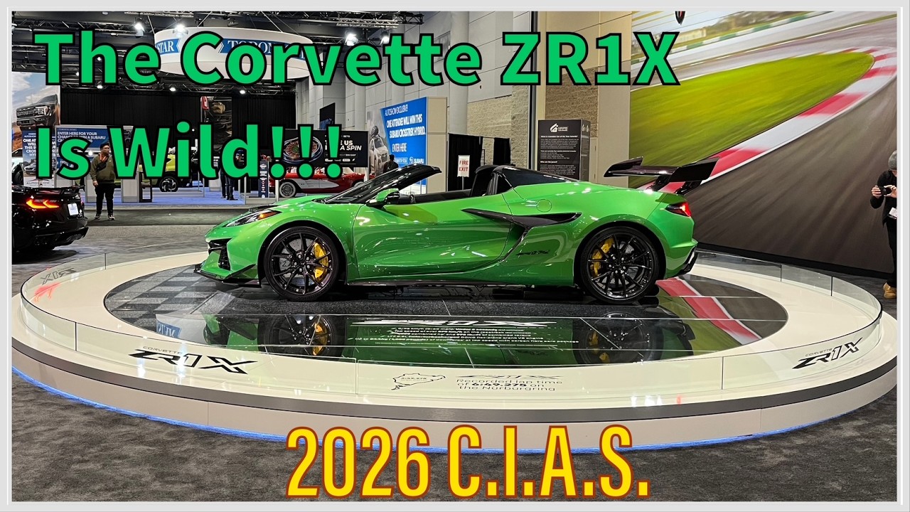 Meet The 2026 Chevrolet Corvette ZR1X + Z06 + E-Ray + C8 Stingray | All on display at the CIAS