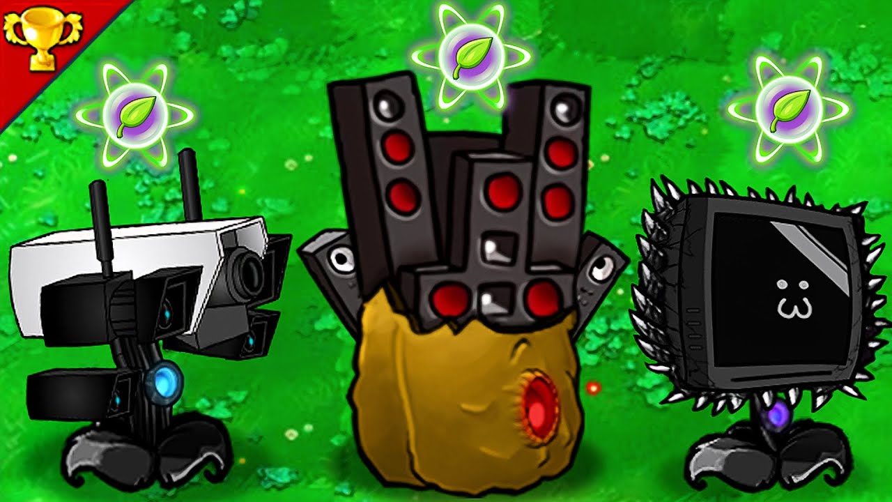 Plants vs Zombies : Skibidi Toilet vs Titan Cameraman vs Titan Speakerman vs Titan TV Man