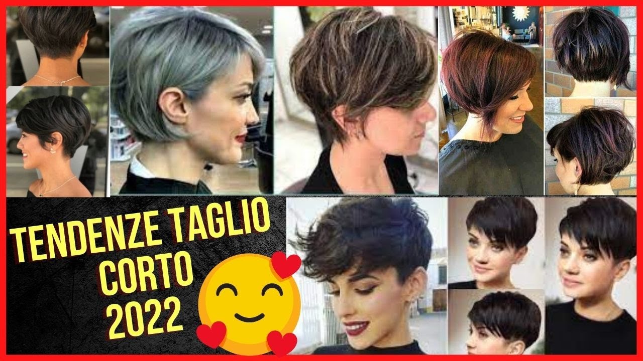 Taglio di capelli corto femminile, taglio pixie, taglio di capelli corto. Tendenza 2022.
