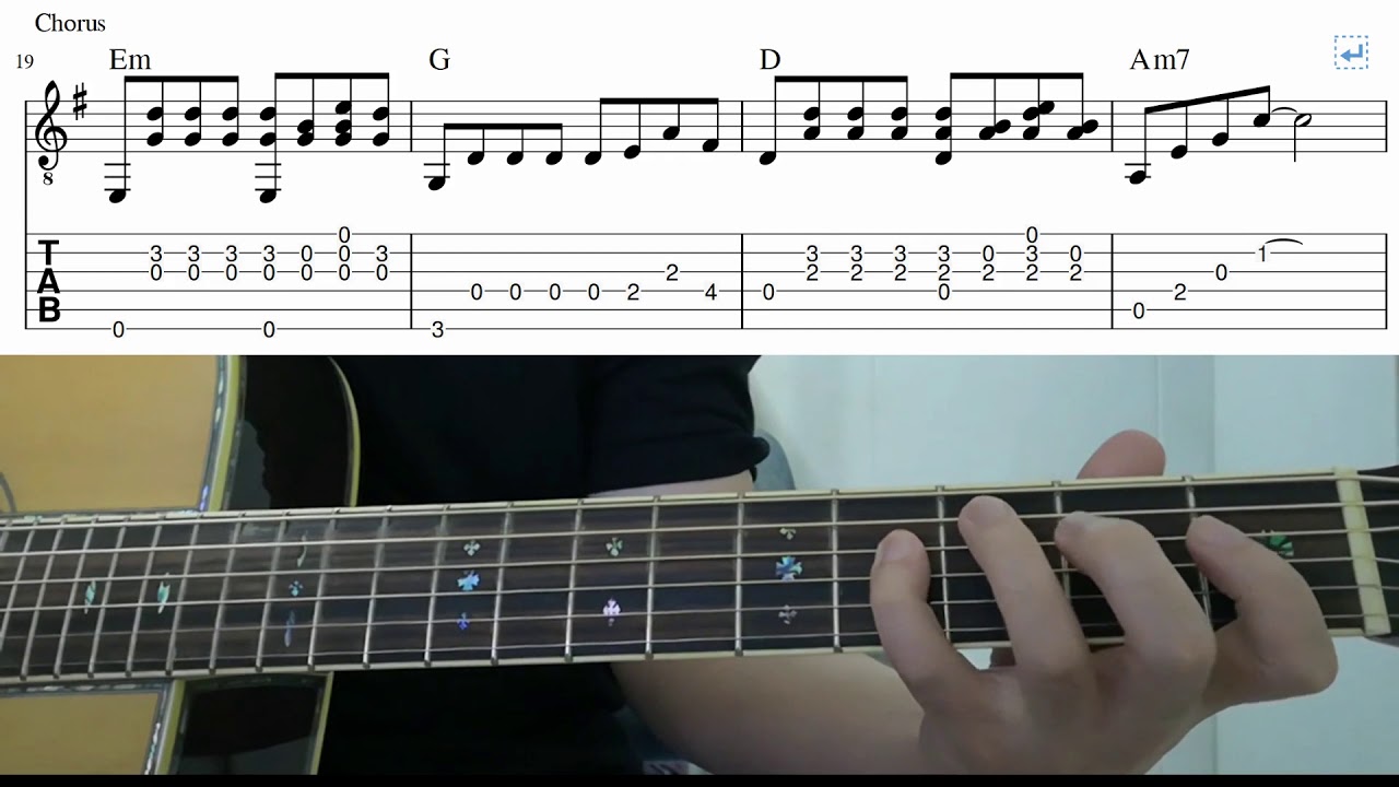 Too Good At Goodbyes (Sam Smith)  - Easy Fingerstyle Guitar Playthough Tutorial Lesson With Tabs