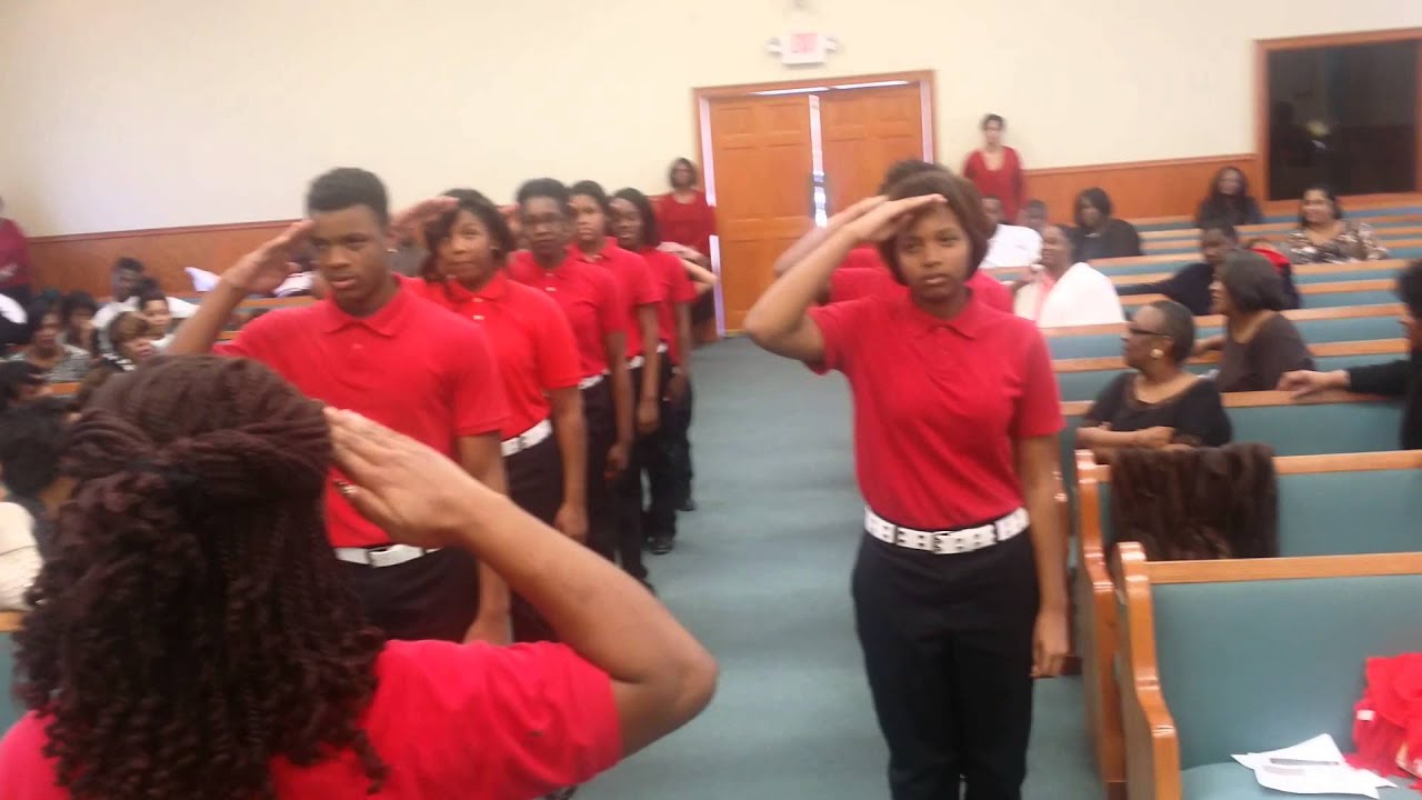Holmeville mIssionary B C Drill Team