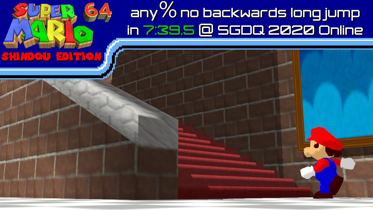 Самый сложный заезд TASBot в GDQ: SM64 без длинных прыжков назад за 7:36 на SGDQ 2020 (локальное ...