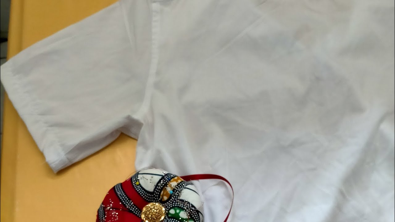 raccourcir la manche d'une chemise , très facile à faire et très rapide 😊