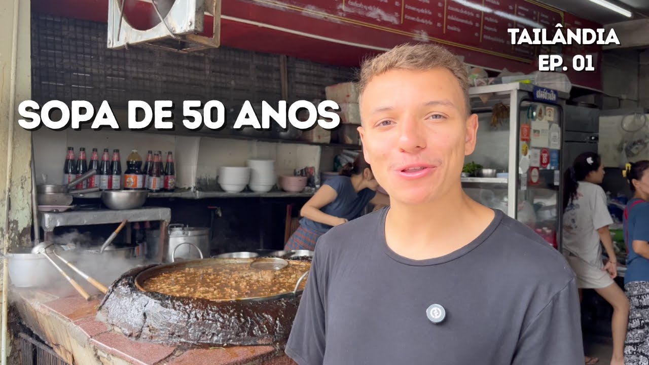 PROVANDO COMIDAS DE RUA NA TAILÂNDIA 🇹🇭