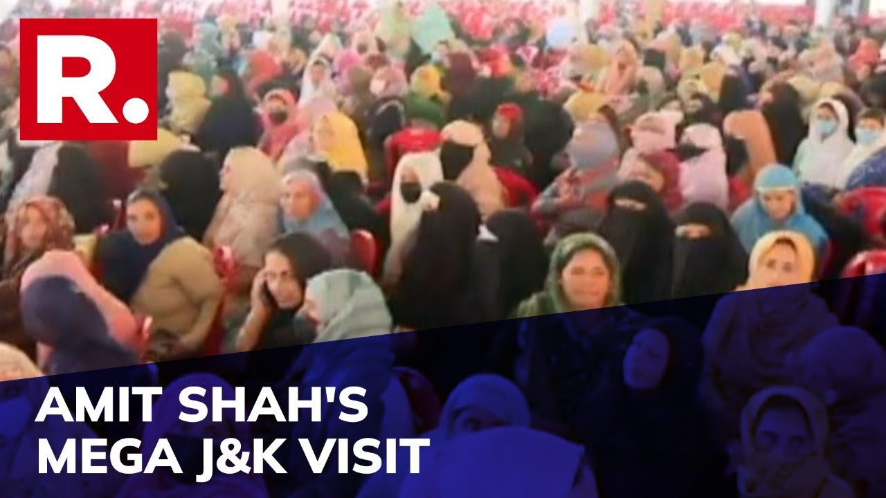 Union Home Minister's Power-packed J&K Visit; Amit Shah To Address Mega Rally In Baramulla