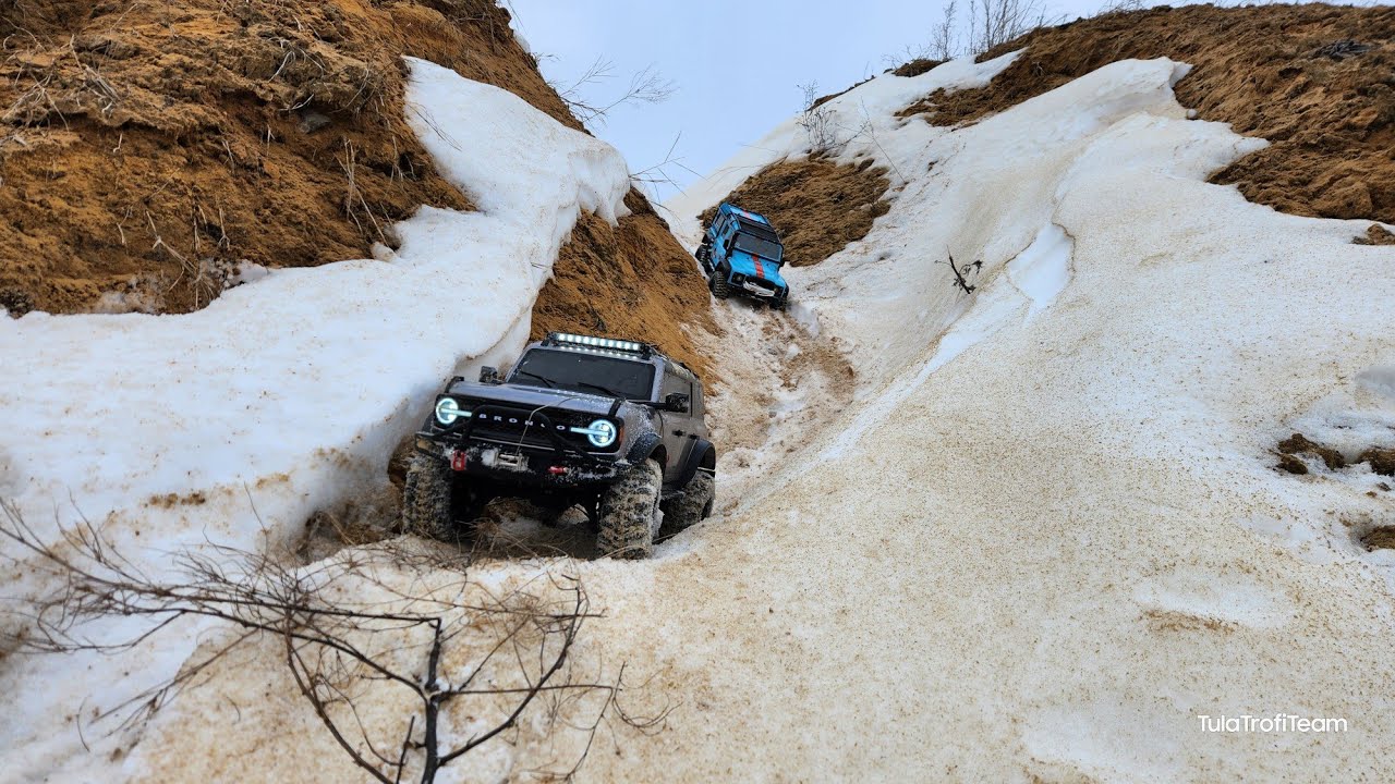 Полная копия traxxas trx4 от Wltoys удивляет на трассе