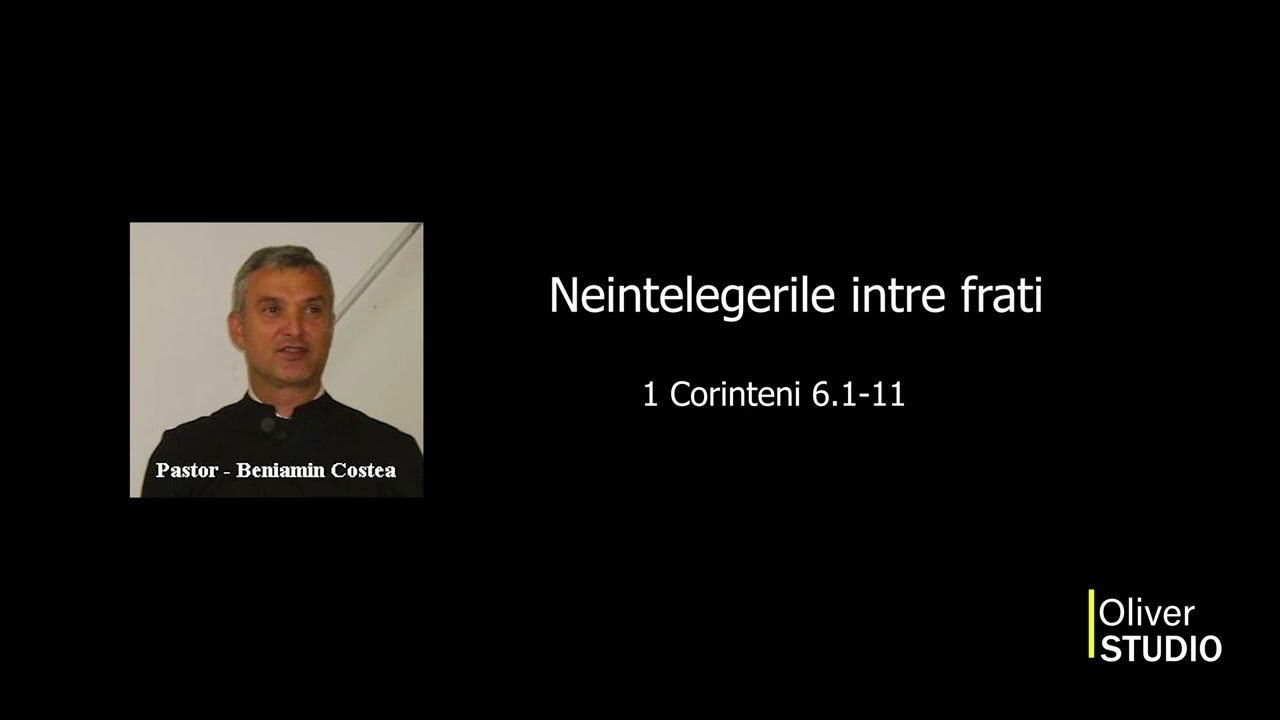 Beniamin Costea - Neintelegerile intre frati