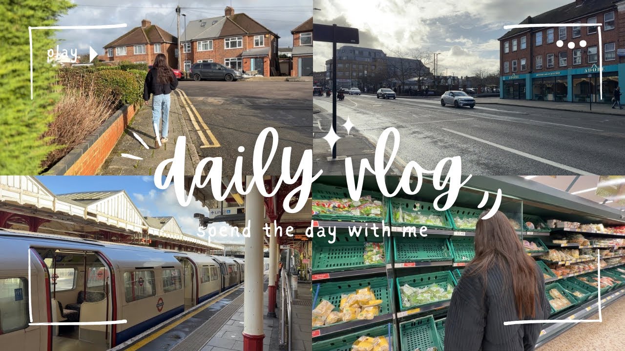 DAILY VLOG: SUNNY WEATHER 🌤️, WEEKEND GROCERY SHOPPING IN LONDON 🛒🇬🇧