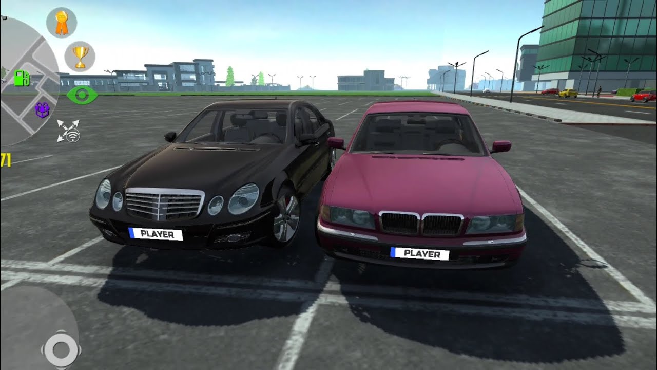 Daily Bonus claimed unblocking Mercedes-Benz and BMW 730i E38 Car simulator 2 new update 
