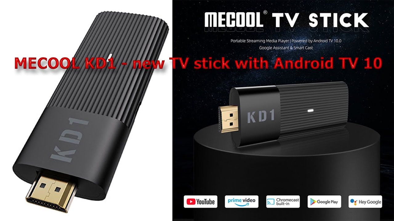 MECOOL KD1 - new TV stick with Android TV 10