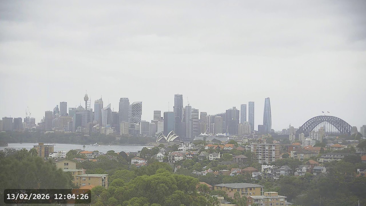 Sydney Australia Live 4K 60p HDR Ultrawide Webcam Stream