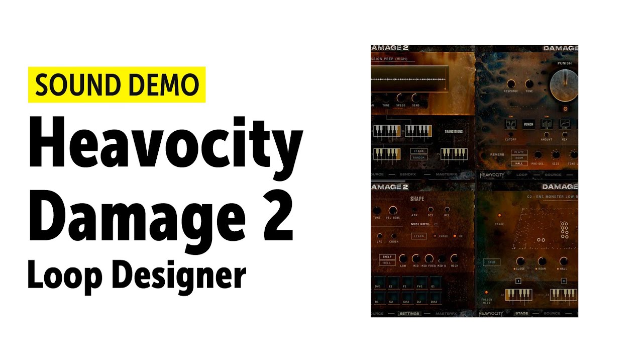 Heavyocity Damage 2 &ndash; Loop Designer Demo (no talking)