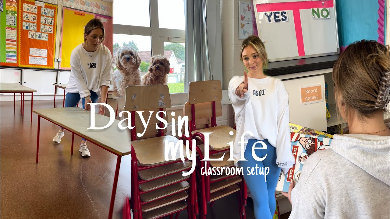 organise my classroom with me ✏️📚 // classroom setup week 1