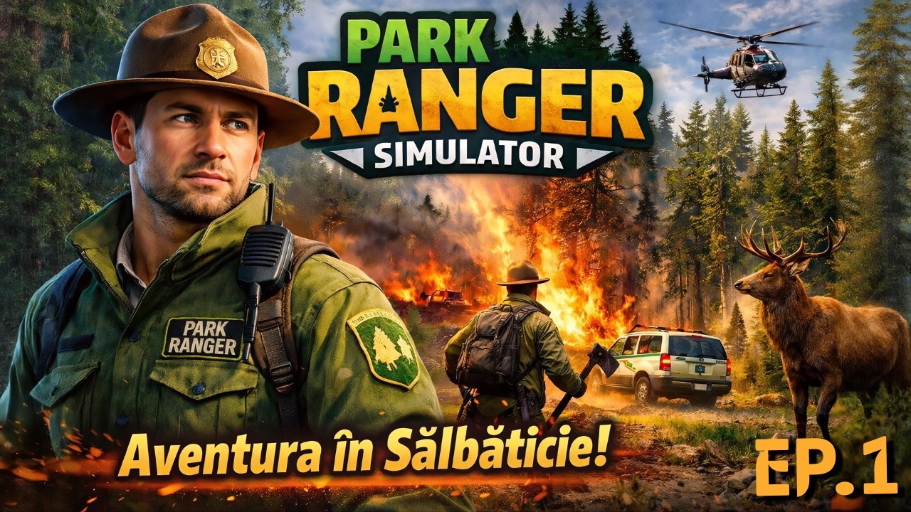 Park Ranger Simulator – EP.1 | Prima zi ca RANGER! Începe aventura în sălbăticie!