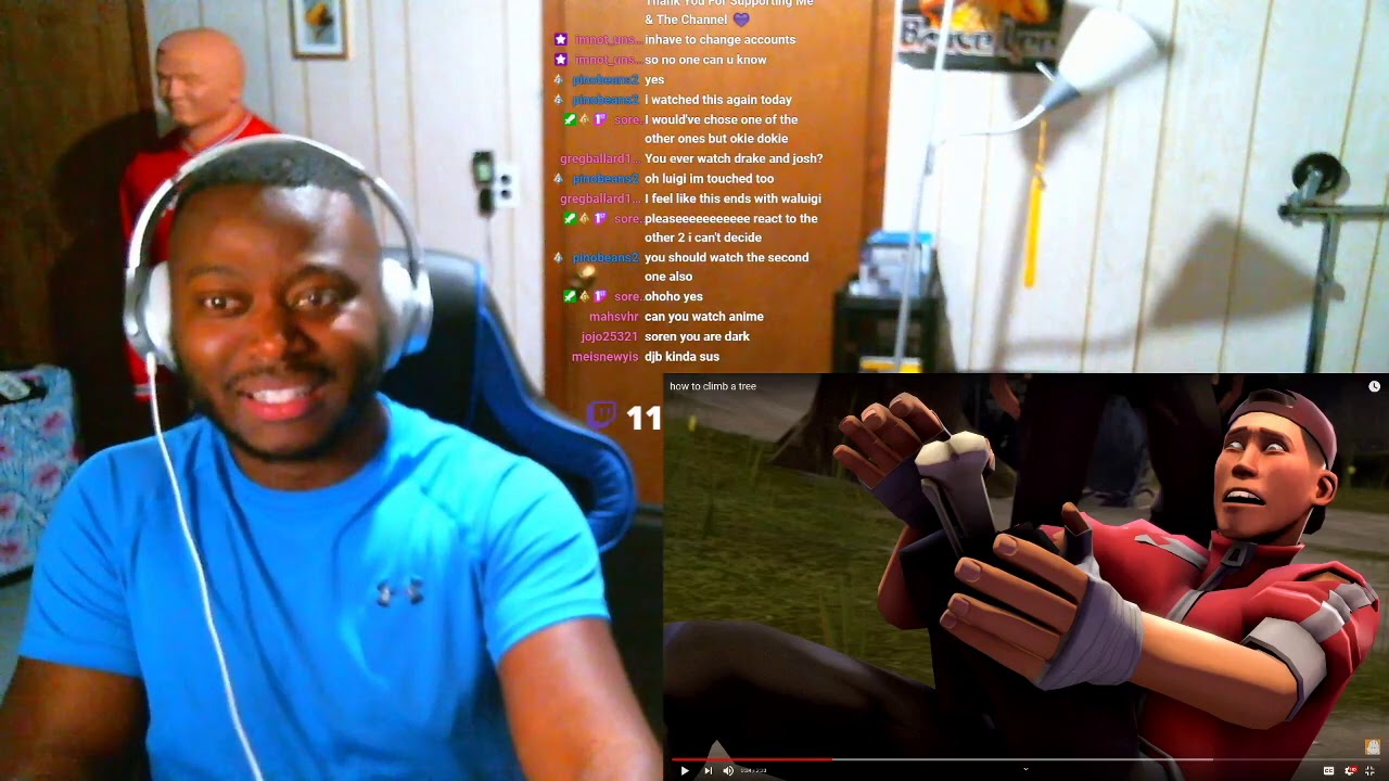 how to climb a tree TWITCH REACTION | @TipsyDucks